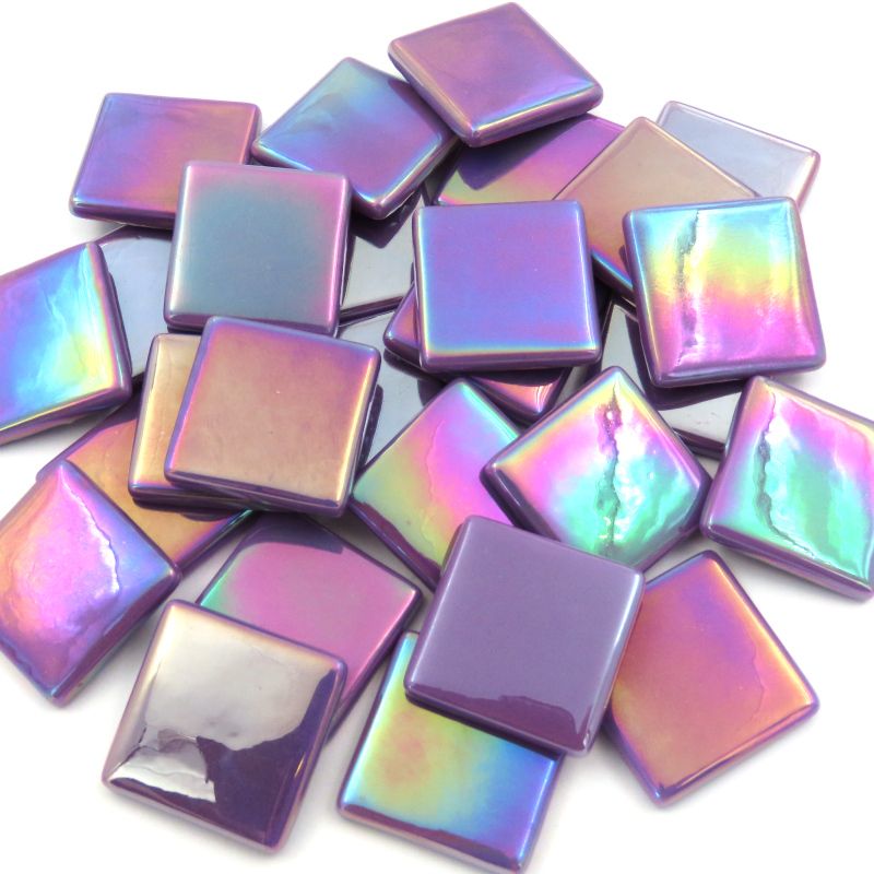 25mm Pate de Verre: Iridised