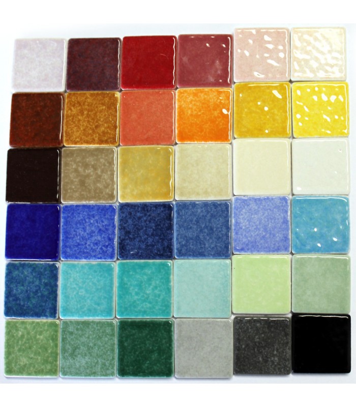 25mm: Emaux de Briare Mosaique Tiles