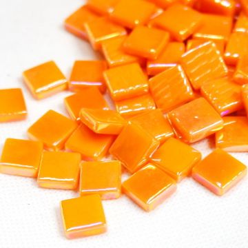 104 Iridised Opal Orange