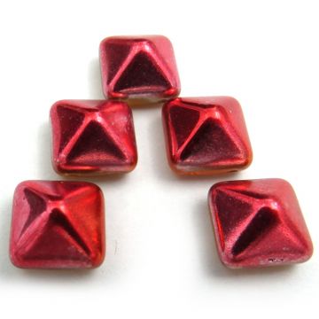 Crystal Pyramid: Gold Copper (set of 5)