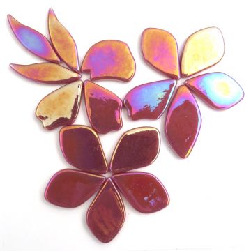 Pearlised Fallen Petals: Raspberry Bis20P