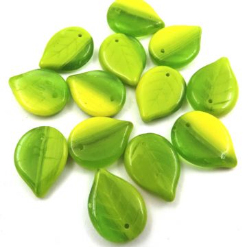 18mm Leaf: Lime Yellow