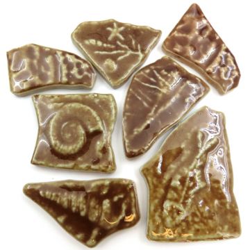 Large Puzzles: Marine Carving Brown (disc)