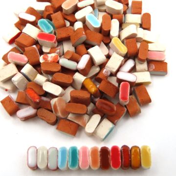 Micro Oval: Multicolore Mix (500pcs)