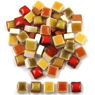 5mm Micro Square Mix: Orange (500 tiles)