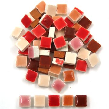 5mm Micro Square Mix: Rouge (500 tiles)