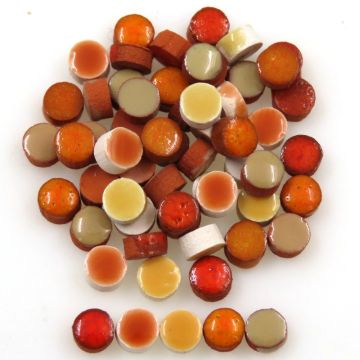 Micro Round: Orange Mix (500pcs)
