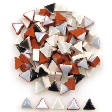 Micro Triangle: Black/White Mix (500pcs)