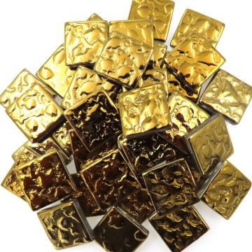 Burnished Gold Bubble Tile
