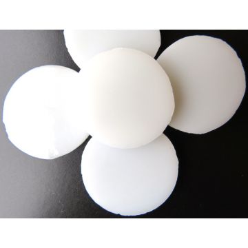 25mm MG01 White: set of 5