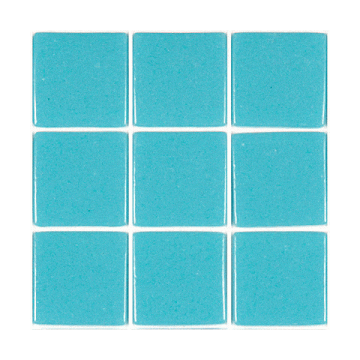 38mm Unicolor: 335 Cyan (16 tiles)