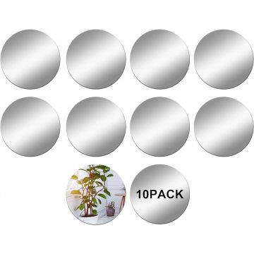 2.5cm Round Mirror (2mm thick): 10 pieces