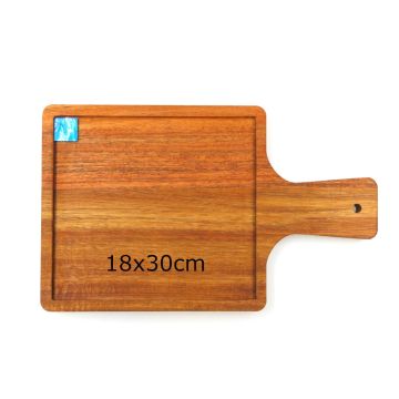 Inlay Cutting Board: Acacia 18x30cm