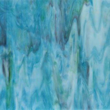 Aqua White Purple Mottle
