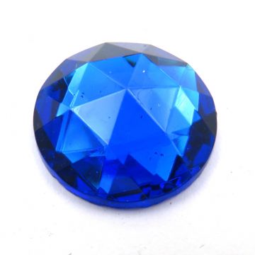 25mm Simulated Gem: Zircon