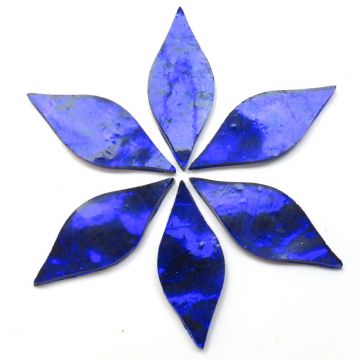 Small Petals: AR22 Admiral Blue Wavy: 6 tiles