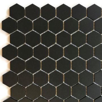 Noir: 25mm Hexagon