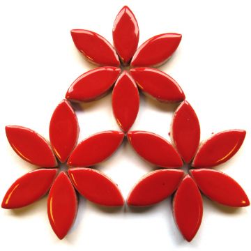 H401 Poppy Red 25mm Petal: 50g
