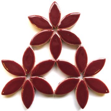 25mm Petal: H47 Merlot 