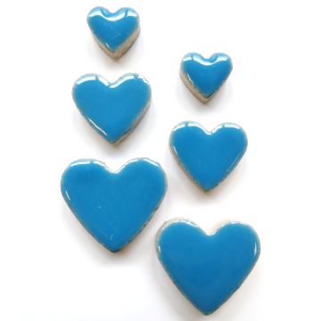 Hearts: Thalo Blue  H171
