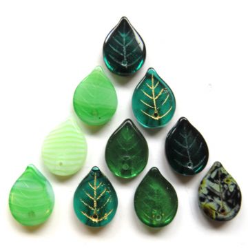 Leaf Mix 18mm: Foliage  (+/-18pcs)