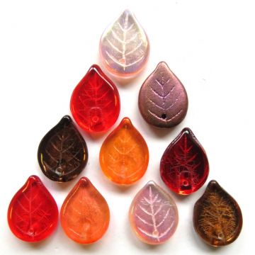 Leaf Mix 18mm: Mars  (+/-18pcs)