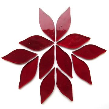 Small Petals: MT07 Clear Crimson: 12 pieces
