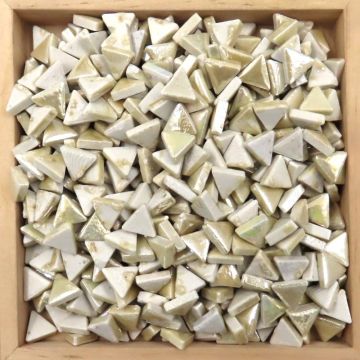 Iridised Ceramic Triangles: M12 Pearl Bone