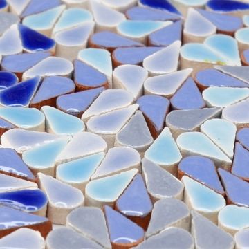8mm Mini Teardrop: Bleu Mix (+/-100pcs)