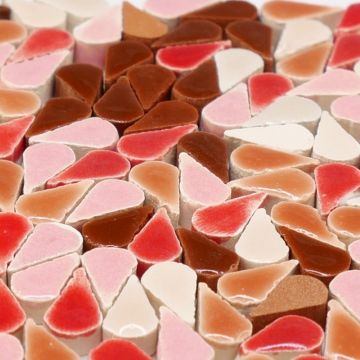 8mm Mini Teardrop: Rouge Mix (+/-100pcs)