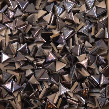 Iridised Ceramic Triangles: Obsidian (25g)