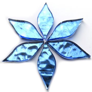 Small Petals: AR28 Glacial Blue Wavy: 6 tiles