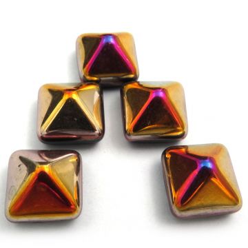 Crystal Pyramid: Pink Gold (set of 5)
