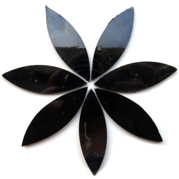 Large Petals: MG26 Pure Black: 7 pieces
