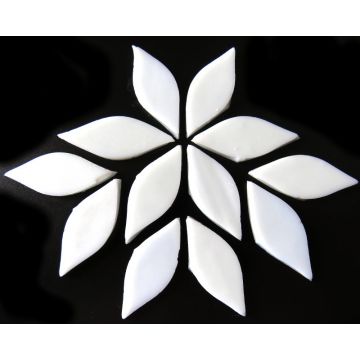Small Petals: MG01 Pure White: 12 pieces