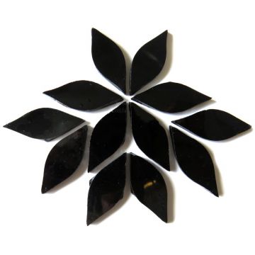 Small Petals: MG26 Pure Black: 12 pieces