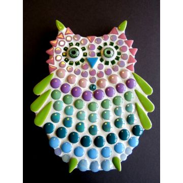 Owlet: 15cm Teal/Purple (Pack of 10)