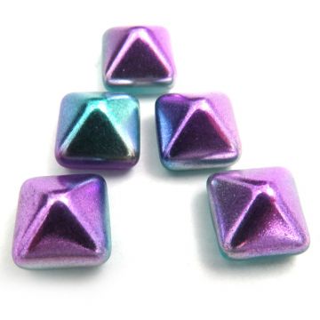 Crystal Pyramid: Teal Purple (set of 5)