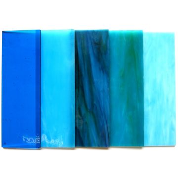 Glass Pack: Teal and Turquoise