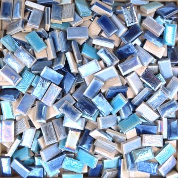 Iridised Ceramic Rectangles: Waterworks (25g)