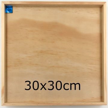 Wood Frame: 30x30cm