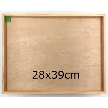 Wood Frame: 28x39cm