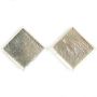 White Gold Flat 15mm